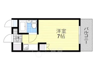 大阪府吹田市千里山竹園1丁目【マンション】の間取り