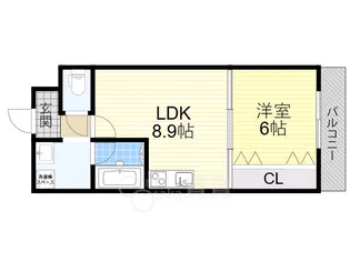 リブ・シャイン青葉丘南【3階】の間取り