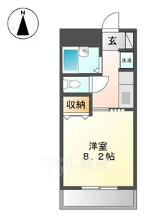アーバンハイム大空【1階】の間取り