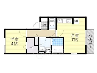 長興寺コーポ【2階】の間取り
