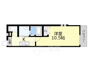 大阪府吹田市垂水町1丁目【アパート】の間取り