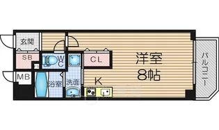 1Rの間取り画像