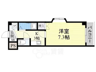 ローズハイツT・K【1階】の間取り