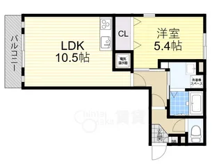 クラシックキューブ【2階】の間取り