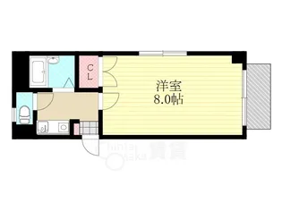 セントラル淀川【4階】の間取り