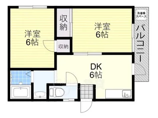 大阪府大阪市淀川区三津屋南2丁目【マンション】の間取り