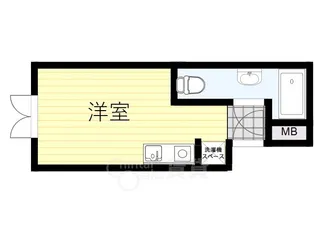 CINQ APPARTMENT【5階】の間取り