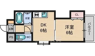 大阪府大阪市淀川区西中島3丁目【マンション】の間取り