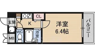 大阪府大阪市淀川区宮原1丁目【マンション】の間取り