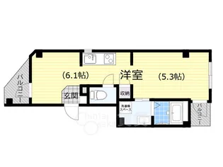 大阪府大阪市淀川区東三国5丁目【マンション】の間取り