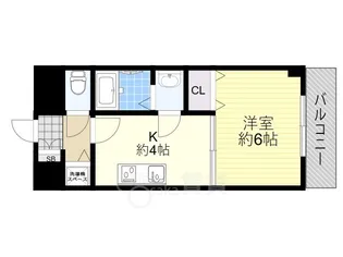 ハイツ新和【8階】の間取り