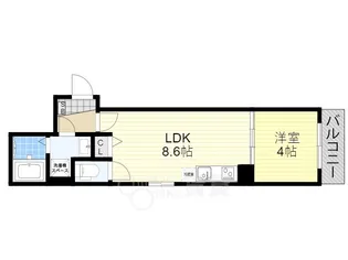 MAXIV CITY大阪吹田【3階】の間取り