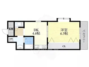 大阪府吹田市南吹田3丁目【マンション】の間取り