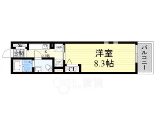 大阪府摂津市東一津屋【マンション】の間取り