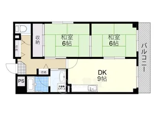 リバーサイド豊中【4階】の間取り