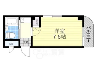 AIROSE豊中【1階】の間取り
