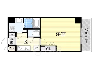 クレールソフィア都島【6階】の間取り