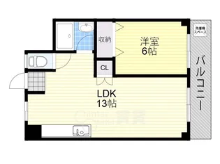 大阪府大阪市淀川区十三東3丁目【マンション】の間取り