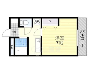 アムール豊中北【5階】の間取り