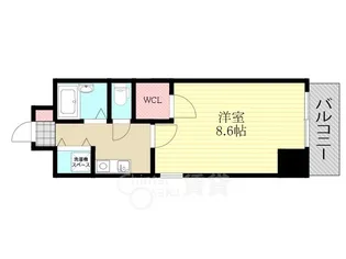 グレース三国【4階】の間取り