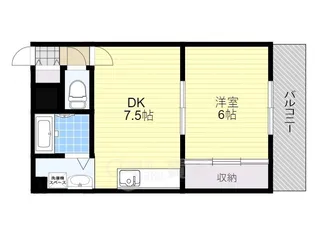 パークサイド田中 2号館【5階】の間取り