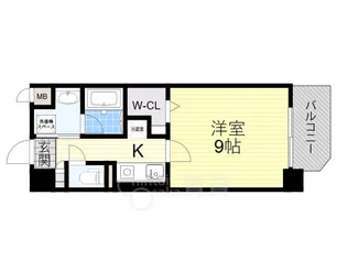 レジデンス南桜塚【2階】の間取り