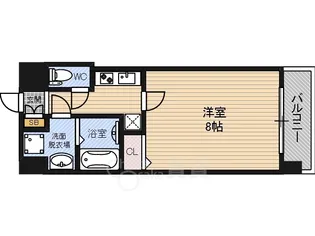 エスレジデンス緑橋駅前【6階】の間取り