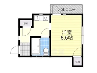 白百合ハイツ【2階】の間取り