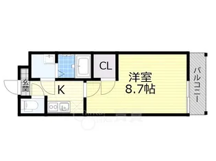 大阪府吹田市内本町2丁目【アパート】の間取り