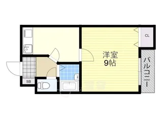 モリトモハイツ【2階】の間取り