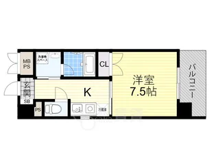 ロイヤルグレース【5階】の間取り