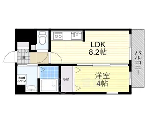 ロイヤルカーサ寿町【6階】の間取り