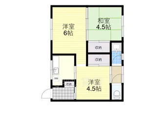 グリーンハイツ【2階】の間取り