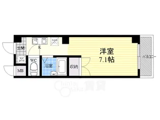 レコルテ千里中央【5階】の間取り
