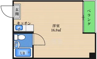 大阪府大阪市淀川区新北野1丁目【マンション】の間取り