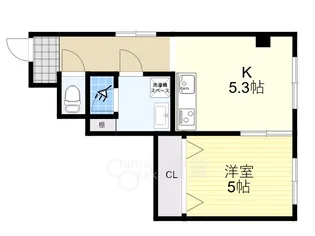 岡本ハイツ【4階】の間取り