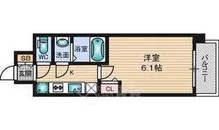 エスライズ新大阪フロント【7階】の間取り