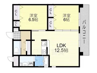 ロイヤルハイツ【4階】の間取り