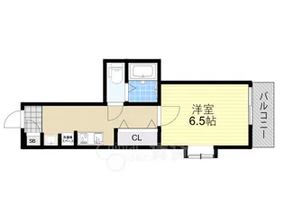 大阪府大阪市淀川区東三国3丁目【マンション】の間取り