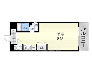 フレンテ靱公園【7階】の間取り