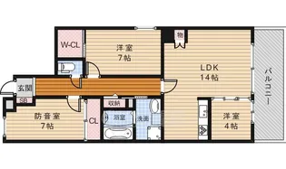 ファイブレジデンス西緑丘【1階】の間取り