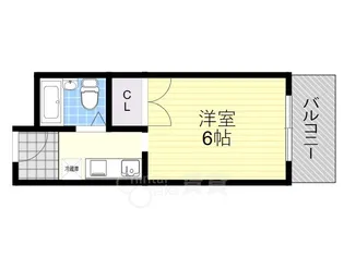 KSレジデンス箕面坊島【3階】の間取り