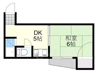 シカマハイツ【2階】の間取り