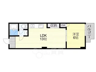 新大阪第一ダイヤモンドマンション【10階】の間取り