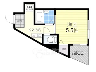 兵庫県川西市花屋敷1丁目【マンション】の間取り