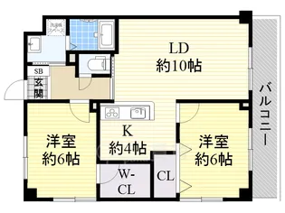サンルミエール【1階】の間取り