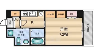 セントアミー東三国【9階】の間取り