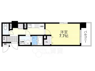 大阪府大阪市淀川区十三東1丁目【マンション】の間取り