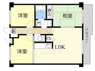 サニープラザ【3階】の間取り