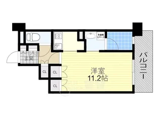 セイル江坂公園【8階】の間取り